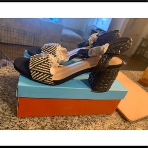 Woven Heeled Sandal